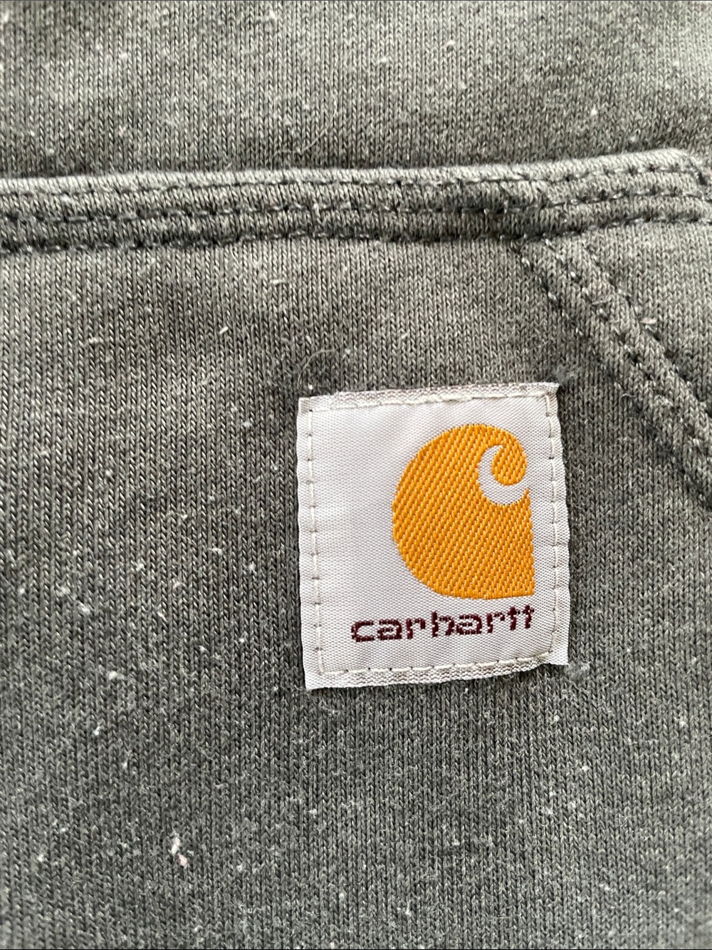 Carhartt Charcoal Gray Heavyweight Hooded Sweatshirt - Picture 3 of 14